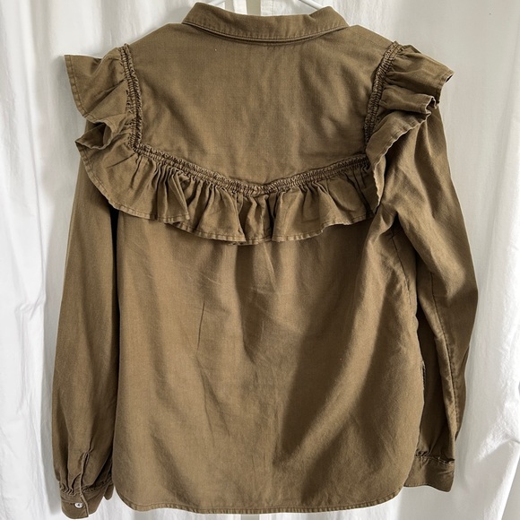 Anthropologie Pilcro Ruffled Women's Top - Picture 2 of 4